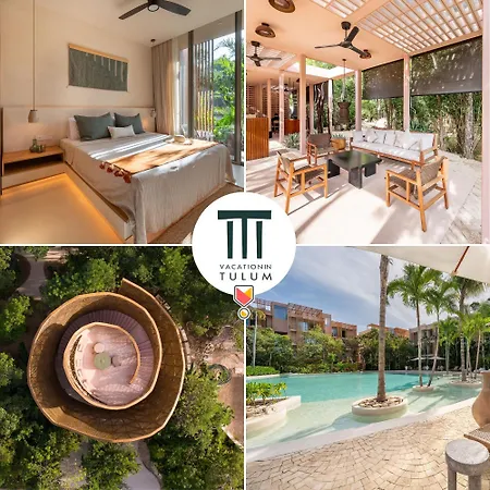 Ferienwohnung Amazing 1Br Tulum Jungle With Restaurant, Pool And Gym